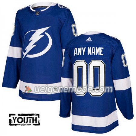 Kinder Eishockey Tampa Bay Lightning Custom Adidas 2017-2018 Blau Authentic